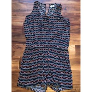 Short romper cute print XL old navy